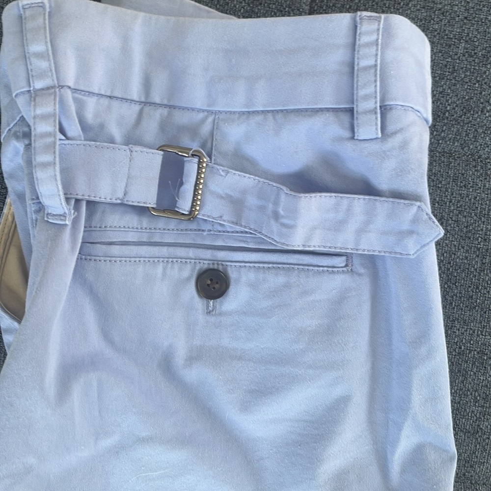 Vince Side Buckle Blue Bermuda Short - Picture 7 of 7
